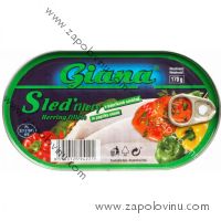 Giana Sleď filety v paprikové omáčce 170g