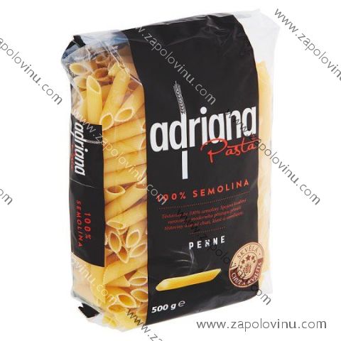 Adriana těstoviny semolinové penne 500g