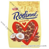 Sedita Rodinné Srdíčka kokosovo-kakaové 170g