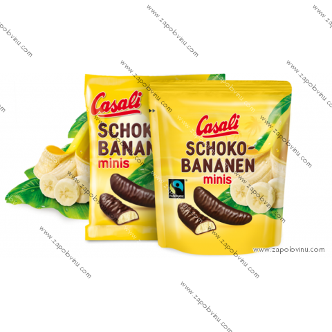 Casali čokoládový banán mini 110g