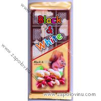Chocomoco BLACK+WHITE POCHOUTKA S ARAŠÍDY 80g