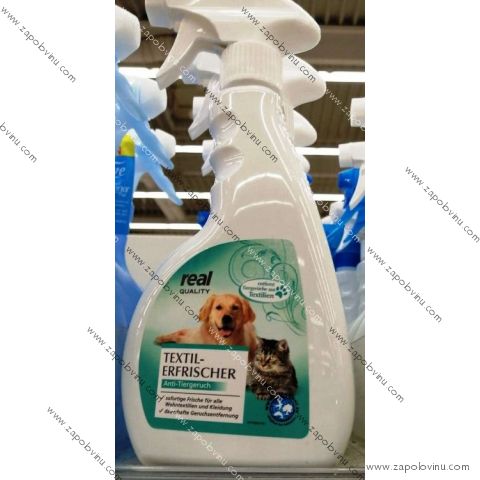 Real eliminátor zápachu zvířat a osvěžovač tkanin 500 ml