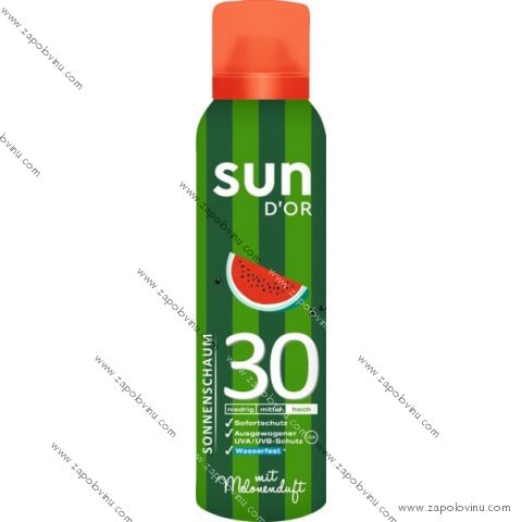Elkos sun sluneční pěna meloun SPF 30  150 ml