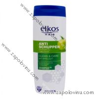 Elkos Clean + Care Shampoo na vlasy proti lupům s vůní jablka 300 ml
