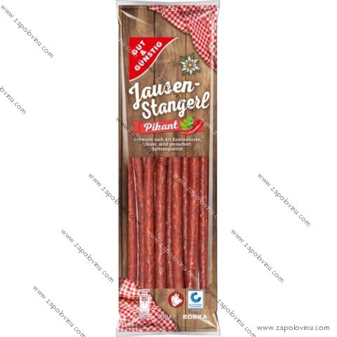 G+G klobásové tyčinky pikant 90g