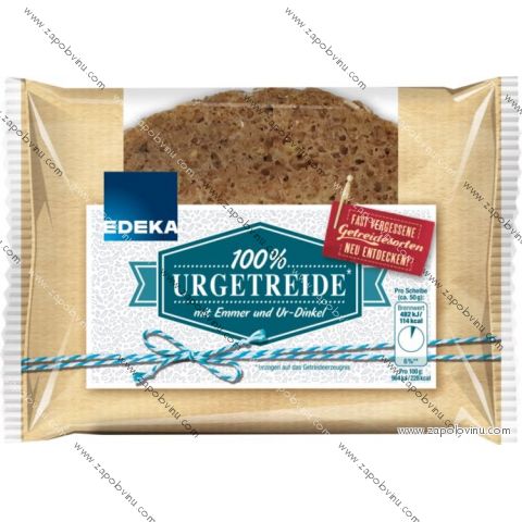 EDEKA starodávný obilný chléb krájený 350g