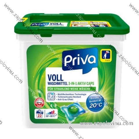 Priva Univerzál 3v1 prací kapsle 22 ks