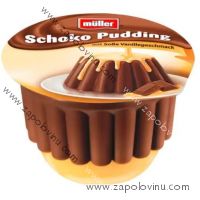 Müller čokoládový pudink s vanilkovou omáčkou 450 g