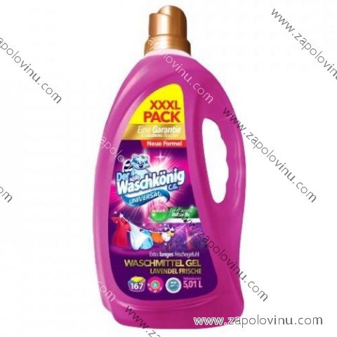 WaschKönig gel 5,01L Universal Levandule - 167 WL