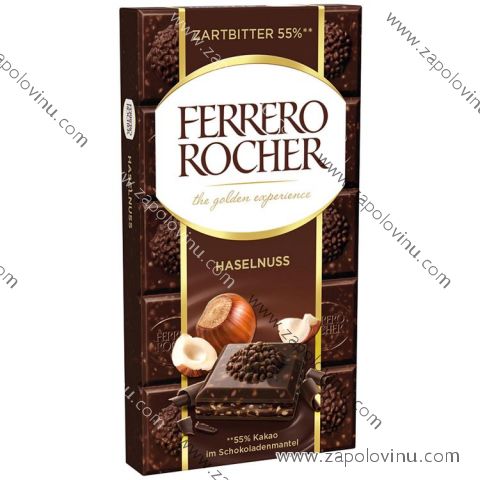 Ferrero Rocher hořká čokoláda s lískovými ořechy 90 g