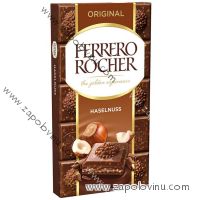 Ferrero Rocher originál čokoláda s lískovými ořechy 90 g