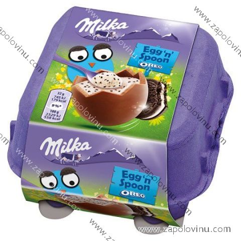 Milka Velikonoční vejce s Oreo krémem 4 ks, 136 g