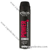 Elkos Power lak na vlasy s ultra silnou fixací 300ml
