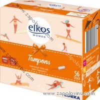 Elkos Tampony Super s hedvábným povrchem 56 ks