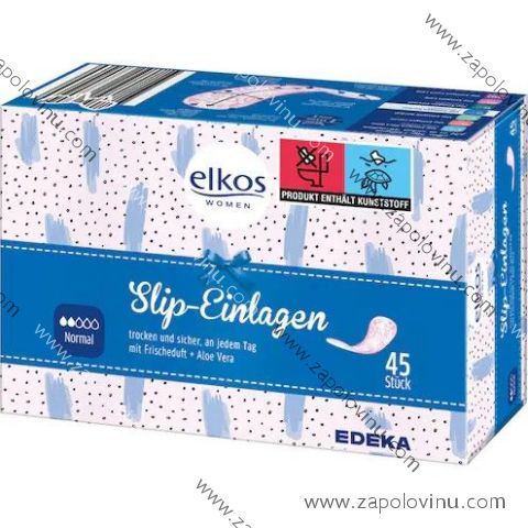 Elkos Women slipové vložky Normal s vůní 45 ks