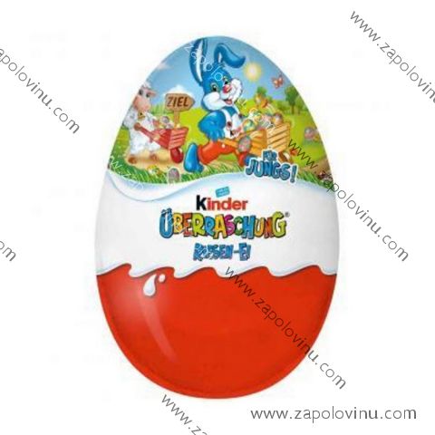 Kinder XL velikonoční vejce kluk 220g
