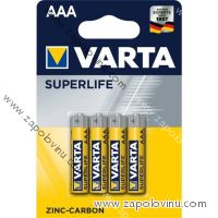 Baterie zinkouhlíková Varta Superlife AAA 4 ks