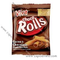 VIVA ROLLS trubičky s čokoládovou náplní 100g