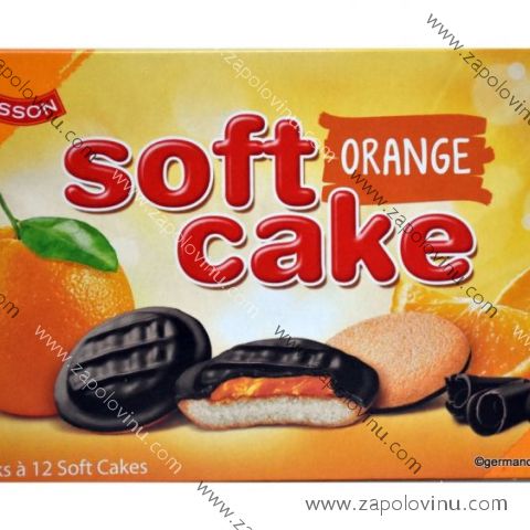 Griesson Soft Cake piškoty s čokoládovou polevou a pomerančovou náplní 300g
