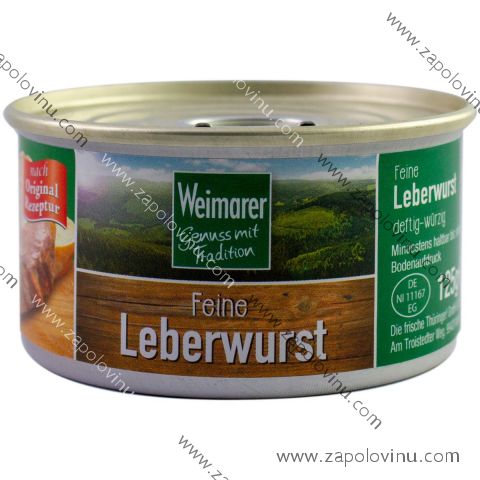 Weimarer Feine Leberwurst 125g