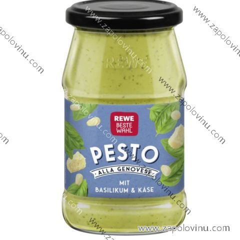 REWE Beste Wahl Pesto Alla Genovese s bazalkou a sýrem 190g