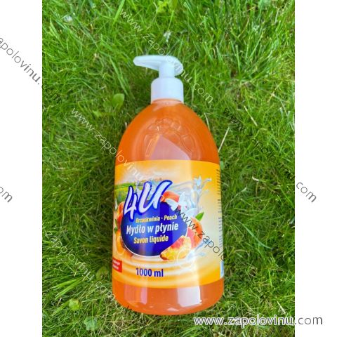 4U ANTIBAKTERIÁLNÍ TEKUTÉ MÝDLO broskev 1000 ml