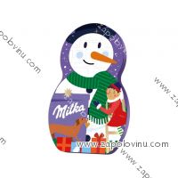 Milka sněhulák adventní kalendář 236g