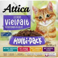 Attica Kapsičky pro kočky v želé 8 ks, 800g