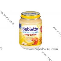 Bebivita ovoce tvaroh jablko banán 190 g