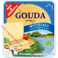 G+G Gouda uleželá v jednom kuse 48% tuku i. Tr. 450 g