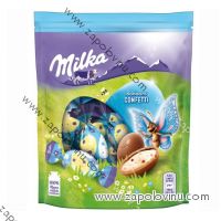Milka Konfety s mléčným krémem a perličkami dražé 86g