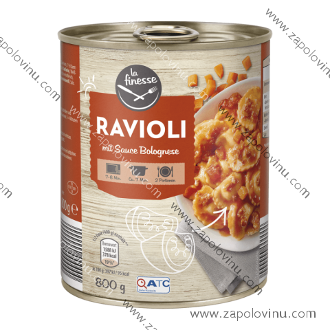 La Finesse Ravioli v Boloňské omáčce 800g