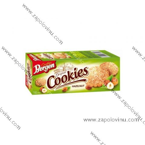 Bergen Cookies sušenky s oříšky 130g
