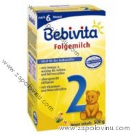 Bebivita 2, pokračovací mléko, 500g