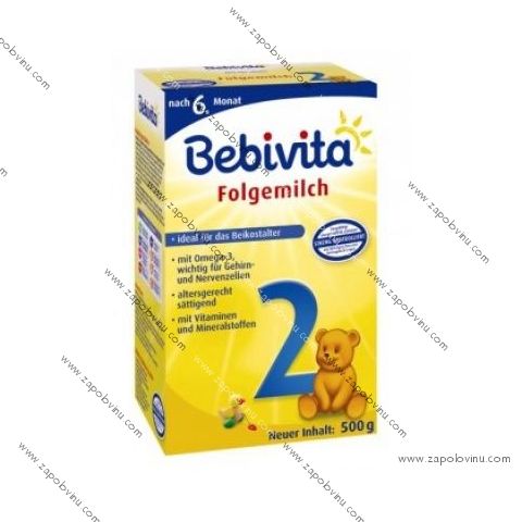 Bebivita 2, pokračovací mléko, 500g