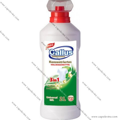 Gallus Professional Universal Gel na praní bílého a barevného prádla 57 PD