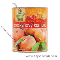 Natur Farm Broskvový kompot 820 g