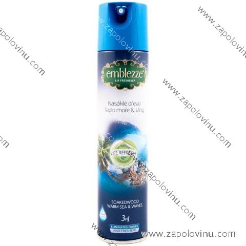EMBFRESH Osvěžovač vzduchu Nasáklé dřevo, teplo moře a vlny 240 ml