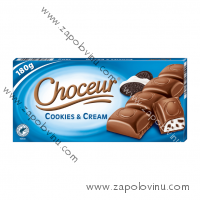 Choceur mléčná ČOKOLÁDA s Cookies 180G