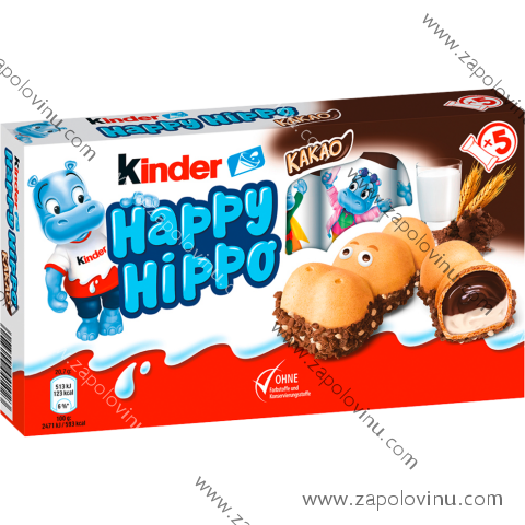 Ferrero kinder Happy Hippo kakao 5ks, 103g