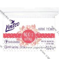 Linteo Papírové Vatové tyčinky 100% natural 160 ks