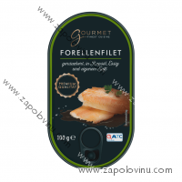 Gourmet Filet ze pstruha uzený v oleji 100 g