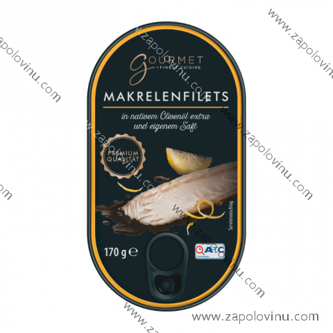 Gourmet Filety z makrely v olivovém oleji 170 g