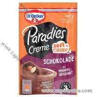 Dr. Oetker Paradise Cream Soft'n Crisp čokoládový pudink s mandlemi křehkými 81g
