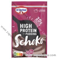 Dr. Oetker Čokoládový pudinkový prášek s vysokým obsahem proteinu 58g