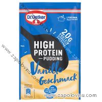 Dr. Oetker Pudinkový prášek s vysokým obsahem proteinu s vanilkovou příchutí 55g