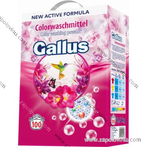 Gallus Color prášek na praní 6,5 kg 100 PD