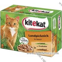 Kitekat Landpicknick masité kousky v omáčce 12 x 100 g