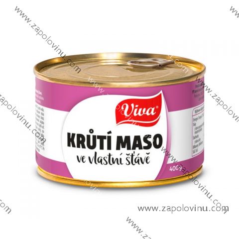 Viva Krůtí ve vlastní šťávě 400g