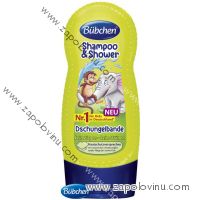 Bübchen Kids šampon a sprchový gel 2v1 Partička z džungle 230 ml